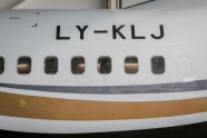 Ķibeles ar Lietuvas izlases Boeing lidmašīnu - 17