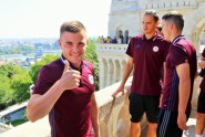 Latvijas futbola izlase iepazīst Budapeštu - 2