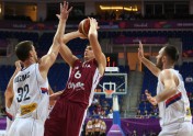 Basketbols, Eurobasket 2017: Latvija - Serbija - 54