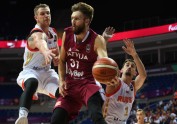Basketbols, Eurobasket 2017: Latvija - Krievija - 62