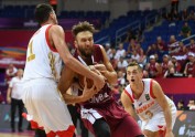 Basketbols, Eurobasket 2017: Latvija - Krievija - 79