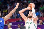 Basketbols, Eurobasket 2017: Lietuva - Grieķija - 45