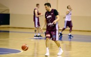 Latvijas basketbola izlases treniņš - 3