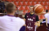 Latvijas basketbola izlases treniņš - 8