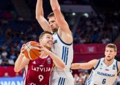 Basketbols, Eurobasket 2017: Latvija - Slovēnija - 58