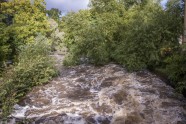 Tebras upē Aizputē ūdens līmenis krities  - 36
