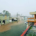 Puertoriko plosās viesuļvētra "Marija"