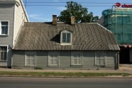 Grīziņkalns, krievu karavīru būvētās koka mājas