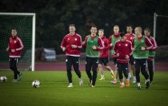 Futbols: Latvijas izlases treniņš pirms PK pēdējām spēlēm - 4