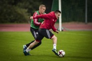 Futbols: Latvijas izlases treniņš pirms PK pēdējām spēlēm - 25