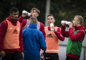 Futbols: Latvijas izlases treniņš pirms PK pēdējām spēlēm - 33