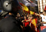 Spāņu vienotības mītiņš Barselonā - 1