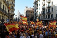 Spāņu vienotības mītiņš Barselonā - 5