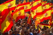 Spāņu vienotības mītiņš Barselonā - 12