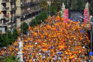 Spāņu vienotības mītiņš Barselonā - 13