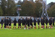 Futbols, Latvijas U-21 futbola izlase aizvada treniņu Daugavas stadionā - 1
