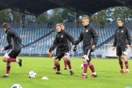 Futbols, Latvijas U-21 futbola izlase aizvada treniņu Daugavas stadionā - 14