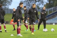 Futbols, Latvijas U-21 futbola izlase aizvada treniņu Daugavas stadionā - 16