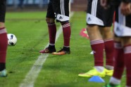 Futbols, Latvijas U-21 futbola izlase aizvada treniņu Daugavas stadionā - 32