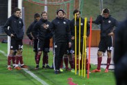 Futbols, Latvijas U-21 futbola izlase aizvada treniņu Daugavas stadionā - 45