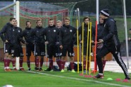 Futbols, Latvijas U-21 futbola izlase aizvada treniņu Daugavas stadionā - 46