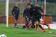 Futbols, Latvijas U-21 futbola izlase aizvada treniņu Daugavas stadionā - 47