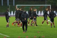 Futbols, Latvijas U-21 futbola izlase aizvada treniņu Daugavas stadionā - 49