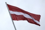 Atklāj monumentālo Latvijas karoga mastu uz AB dambja - 7