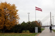 Atklāj monumentālo Latvijas karoga mastu uz AB dambja - 13