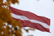Atklāj monumentālo Latvijas karoga mastu uz AB dambja - 17