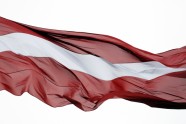 Atklāj monumentālo Latvijas karoga mastu uz AB dambja - 22