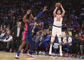 Basketbols;NBA;Knicks pret Pistons - 1