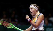 Teniss, WTA finālturnīrs: Jeļena Ostapenko - Garvinje Mugurusa - 8