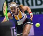 Teniss, WTA finālturnīrs: Jeļena Ostapenko - Karolīna Pliškova - 3