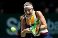 Teniss, WTA finālturnīrs: Jeļena Ostapenko - Karolīna Pliškova - 10