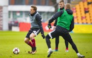 Futbols, Latvijas U-21 futbola izlase gatavojas spēlei ar Skotiju - 2