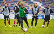 Futbols, Latvijas U-21 futbola izlase gatavojas spēlei ar Skotiju - 12