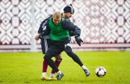 Futbols, Latvijas U-21 futbola izlase gatavojas spēlei ar Skotiju - 16