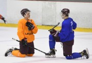 Latvijas hokeja izlases treniņš pirms EIHC turnīra Francijā - 24