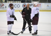 Latvijas hokeja izlases treniņš pirms EIHC turnīra Francijā - 32