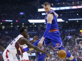 Basketbols, NBA:  Ņujorkas "Knicks" pret Toronto "Raptors"  - 6