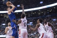 Basketbols, NBA:  Ņujorkas "Knicks" pret Toronto "Raptors"  - 9