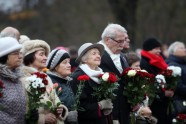 Ziedu nolikšanas ceremonija Latvijas proklamēšanas 99.gadadienā pie Brīvības pieminekļa - 12