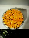 Šokolādes kūka ar krēmsieru un mandarīnu filejām - 5