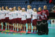 Florbols, pasaules čempionāts sievietēm: Latvija - Norvēģija - 1