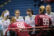 Florbols, pasaules čempionāts sievietēm: Latvija - Norvēģija - 2