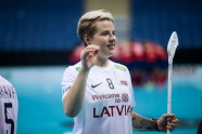 Florbols, pasaules čempionāts sievietēm: Latvija - Norvēģija - 4