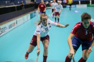 Florbols, pasaules čempionāts sievietēm: Latvija - Norvēģija - 9