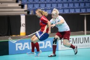 Florbols, pasaules čempionāts sievietēm: Latvija - Norvēģija - 22