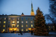 Ziemassvētku eglītes iedegšana pie Rīgas pils - 1